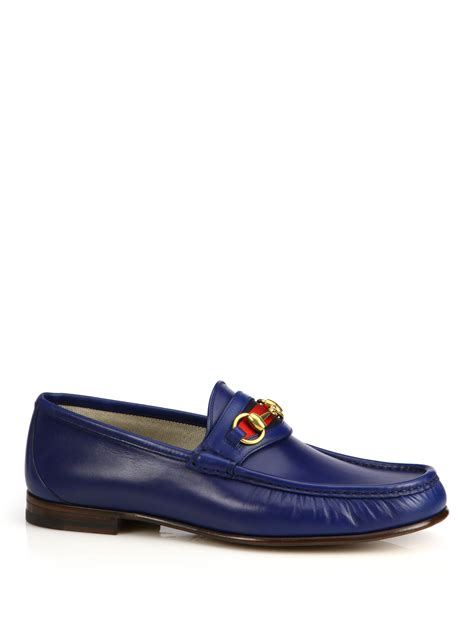 royal blue gucci shoes.